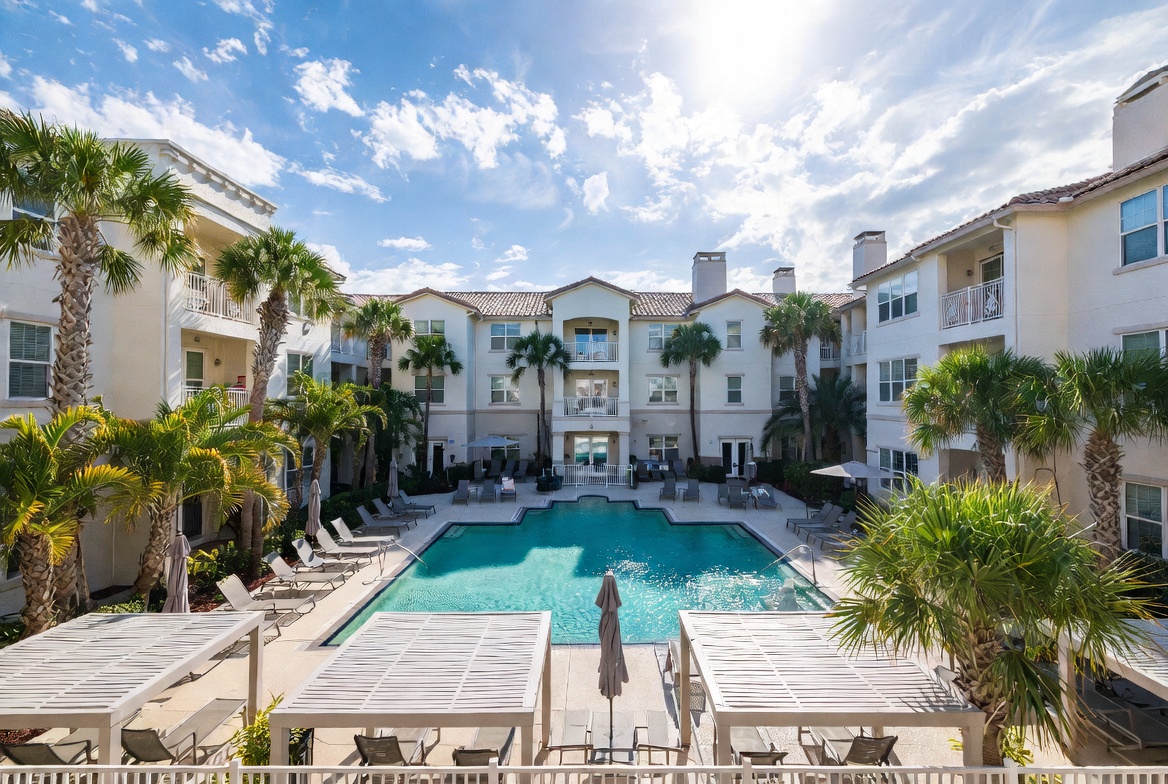 Luxury apartment with pool