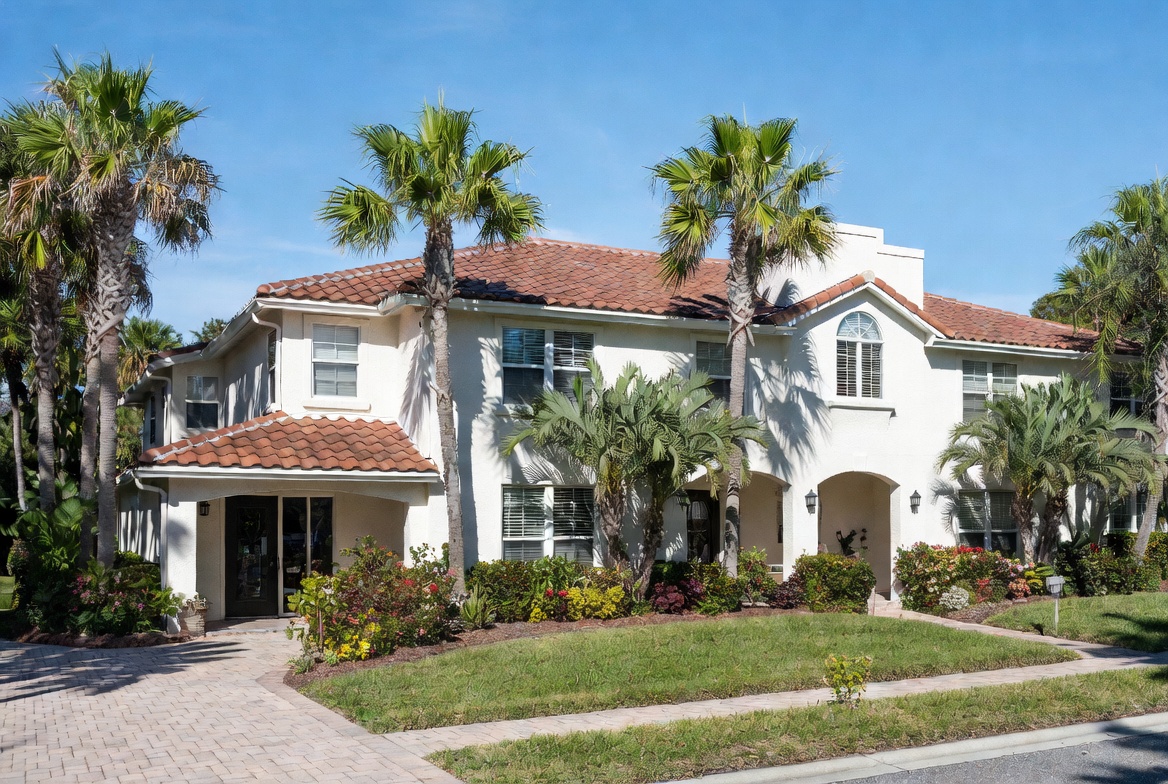 Mediterranean style home